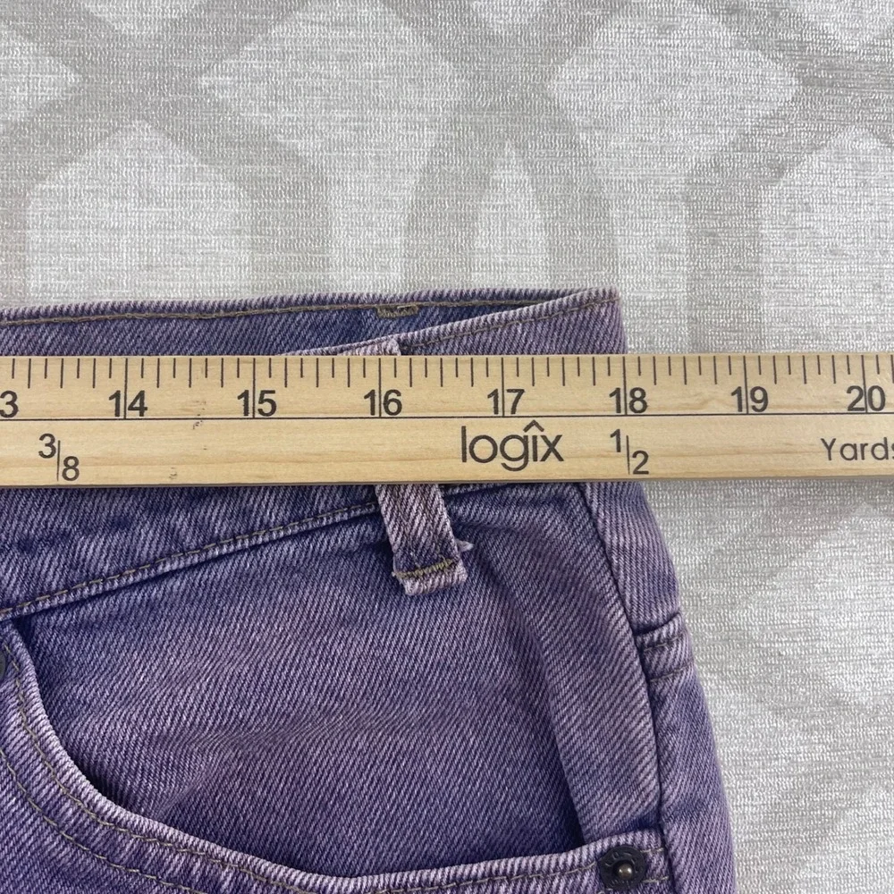 Levi Strauss 550 Mens Purple Denim Shorts Size 38x L Vintage Blue Tab USA Made - Picture 3 of 9